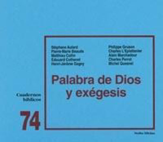 Foto de PALABRA DE DIOS Y EXEGESIS #74