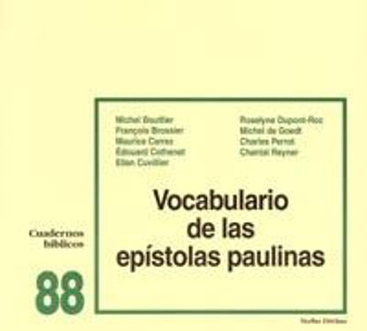 Picture of VOCABULARIO DE LAS EPISTOLAS PAULINAS #88
