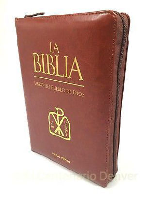 BIBLIA LIBRO DEL PUEBLO DE DIOS (CREMALLERA) SIMIL PIEL