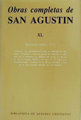 Picture of OBRAS COMPLETAS DE SAN AGUSTIN XL #551 (BAC)